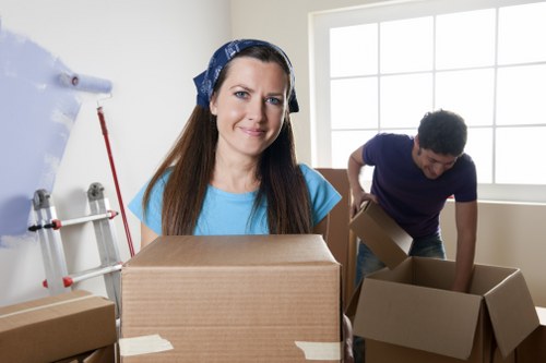 Furniture handling during house removals in Stroudgreen