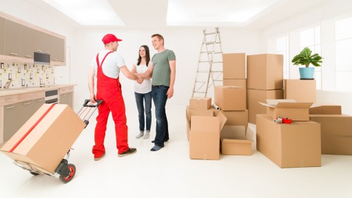 Professional movers handling a compact relocation in Stroudgreen